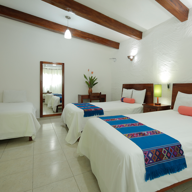habitación triple en Palenque